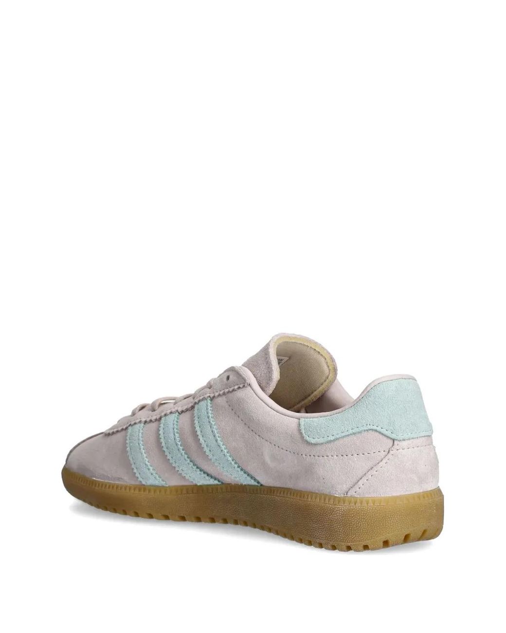Adidas White Brmd Suede Sneakers