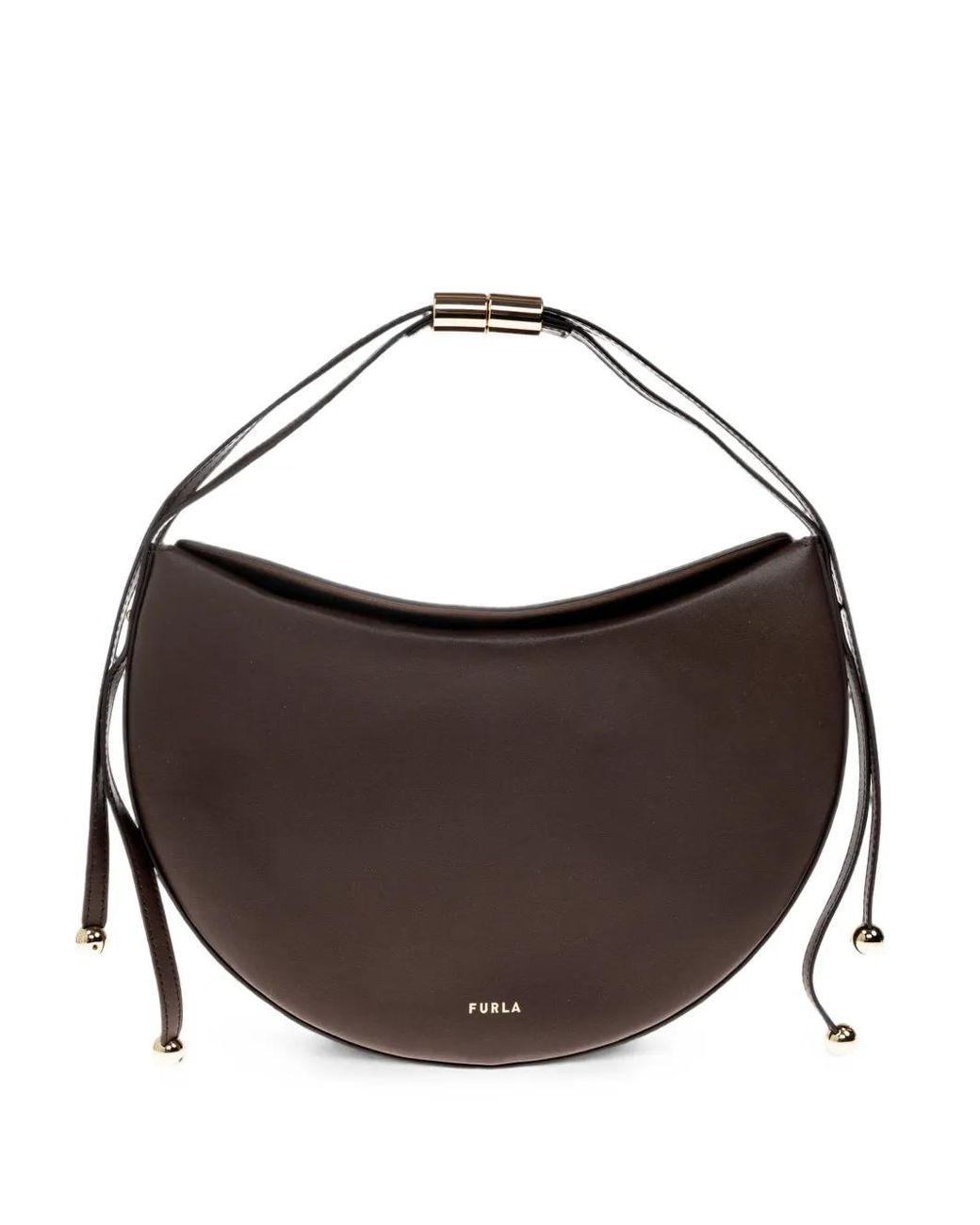 Furla Brown Moonstone Shoulder Bag M