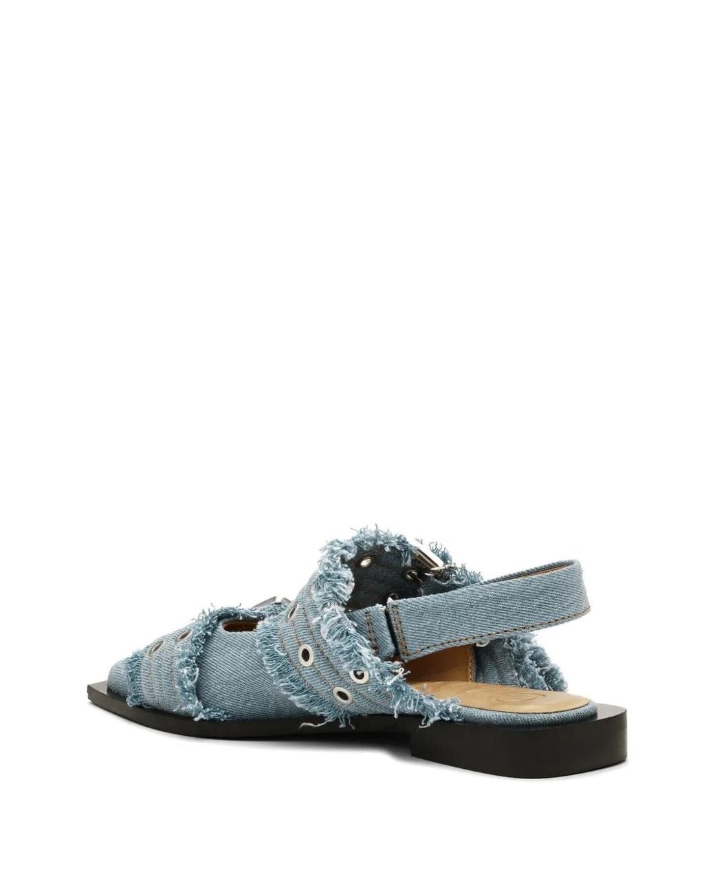 Ganni Blue Flat Shoes