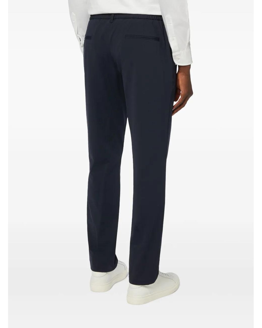 Boggi Blue B Tech Stretch Nylon Pants for men
