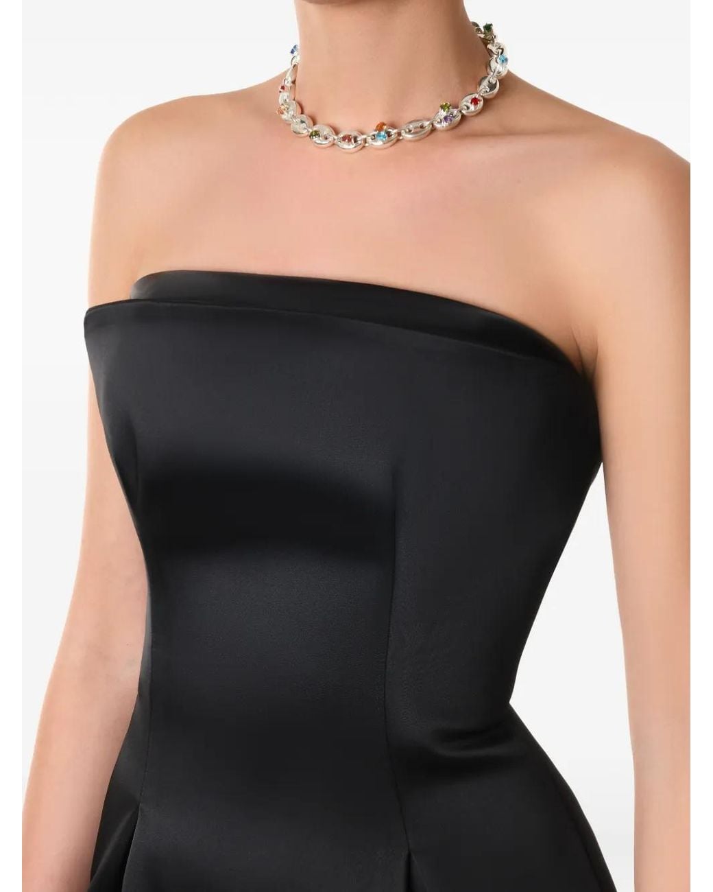 MATTERS STORE Black Diane Strapless Maxi Dress