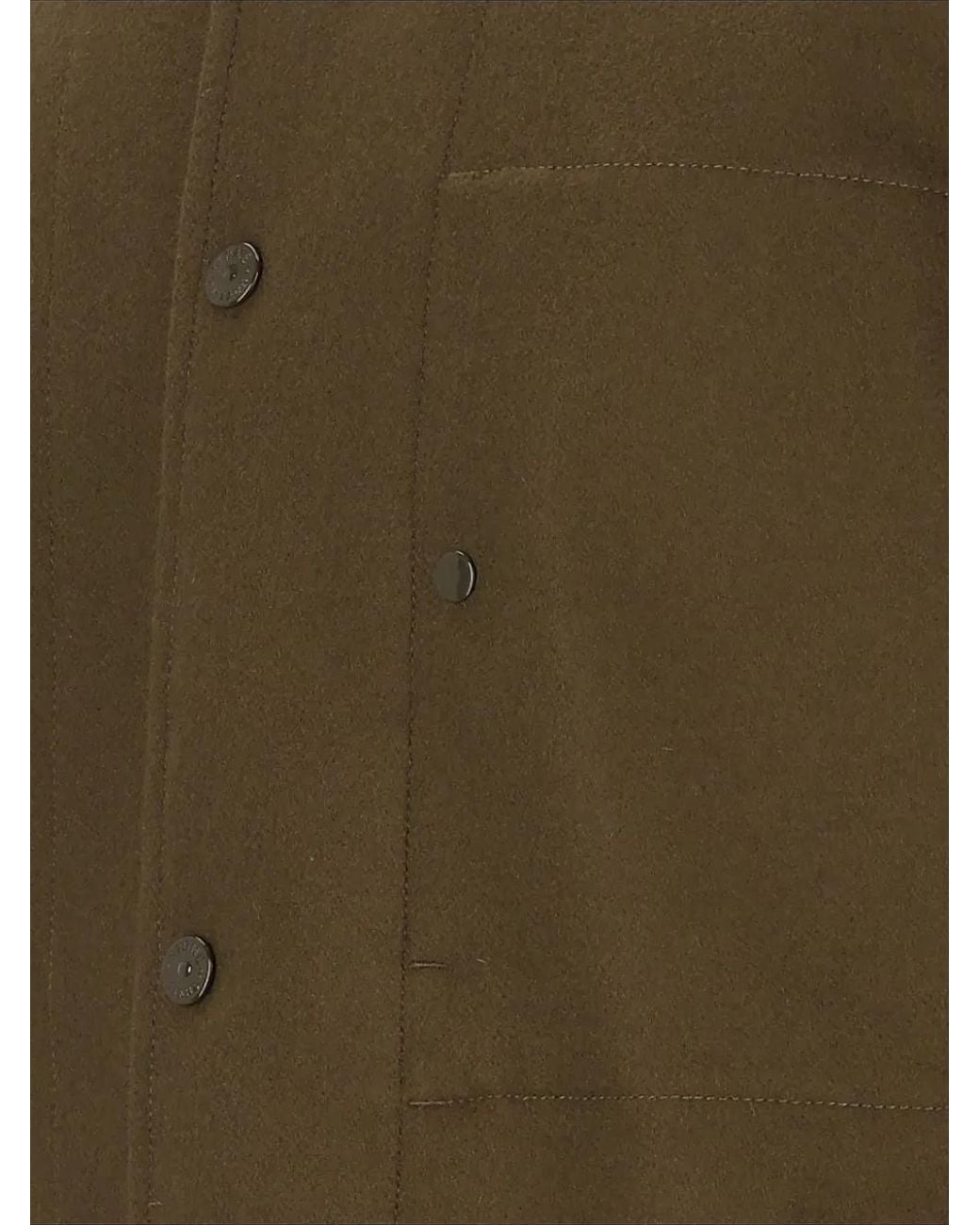 Stone Island Green 1200020 Wool Nylon Flannel_S.I. Ghost Overshirt for men