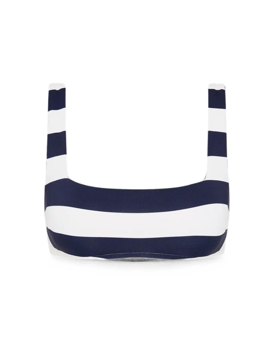 Bondi Born Blue Aria Striped Bikini Top