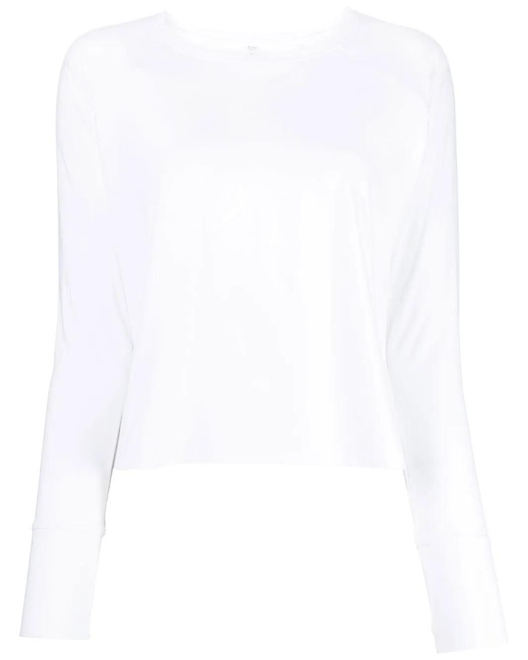 Beyond Yoga White Featherweight Daydreamer Long-Sleeve T-Shirt