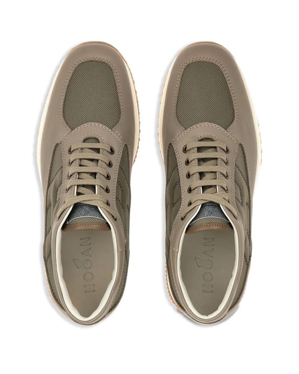 Hogan Brown Interactive Sneakers for men