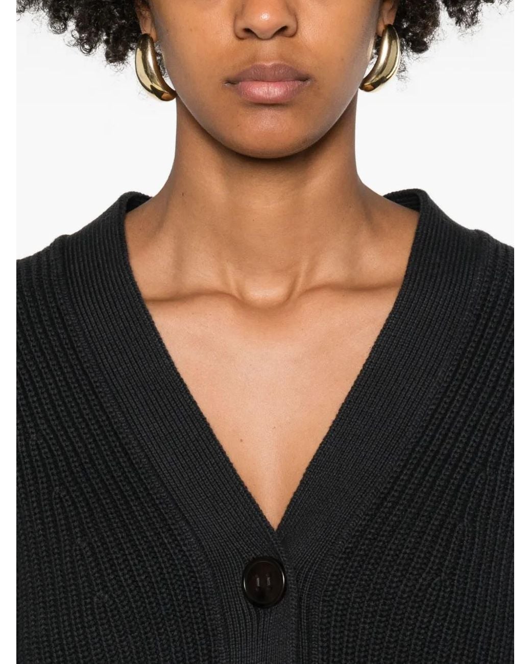 Marc O' Polo Black V-Neck Cardigan