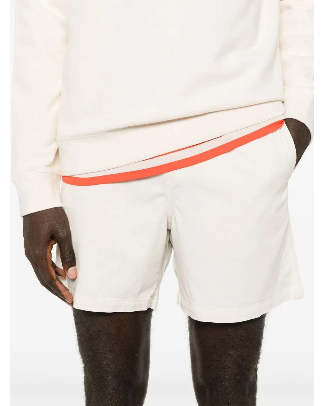 NN07 Natural Gregor Twill Shorts for men