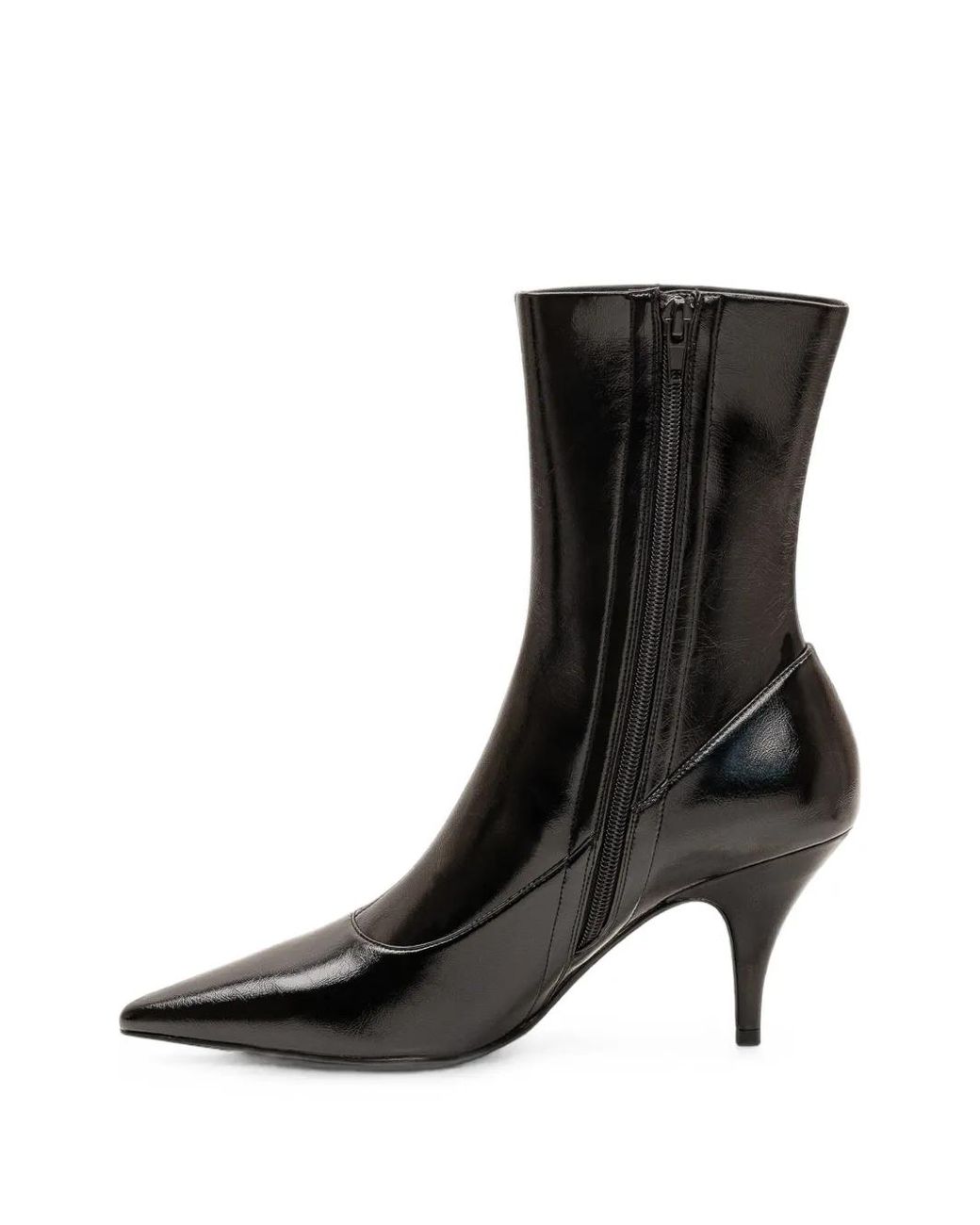 Jeffrey Campbell Black Looker Crin Tall Boot