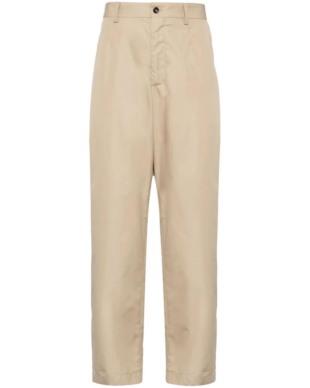 Dolce & Gabbana Natural Poplin Trousers for men