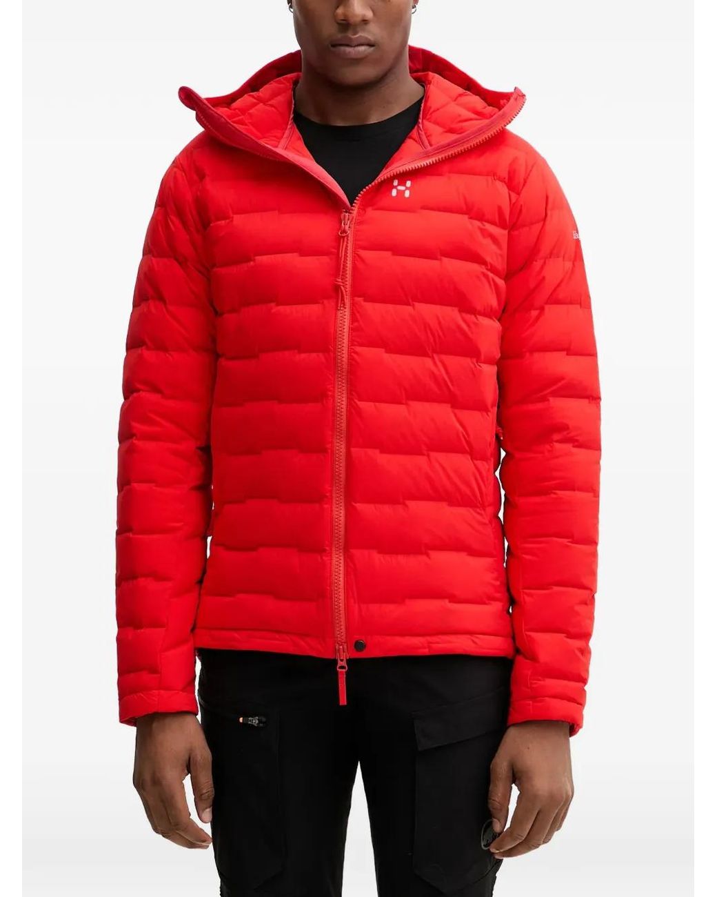 Haglöfs Red Spitz Hooded Zip Jacket for men