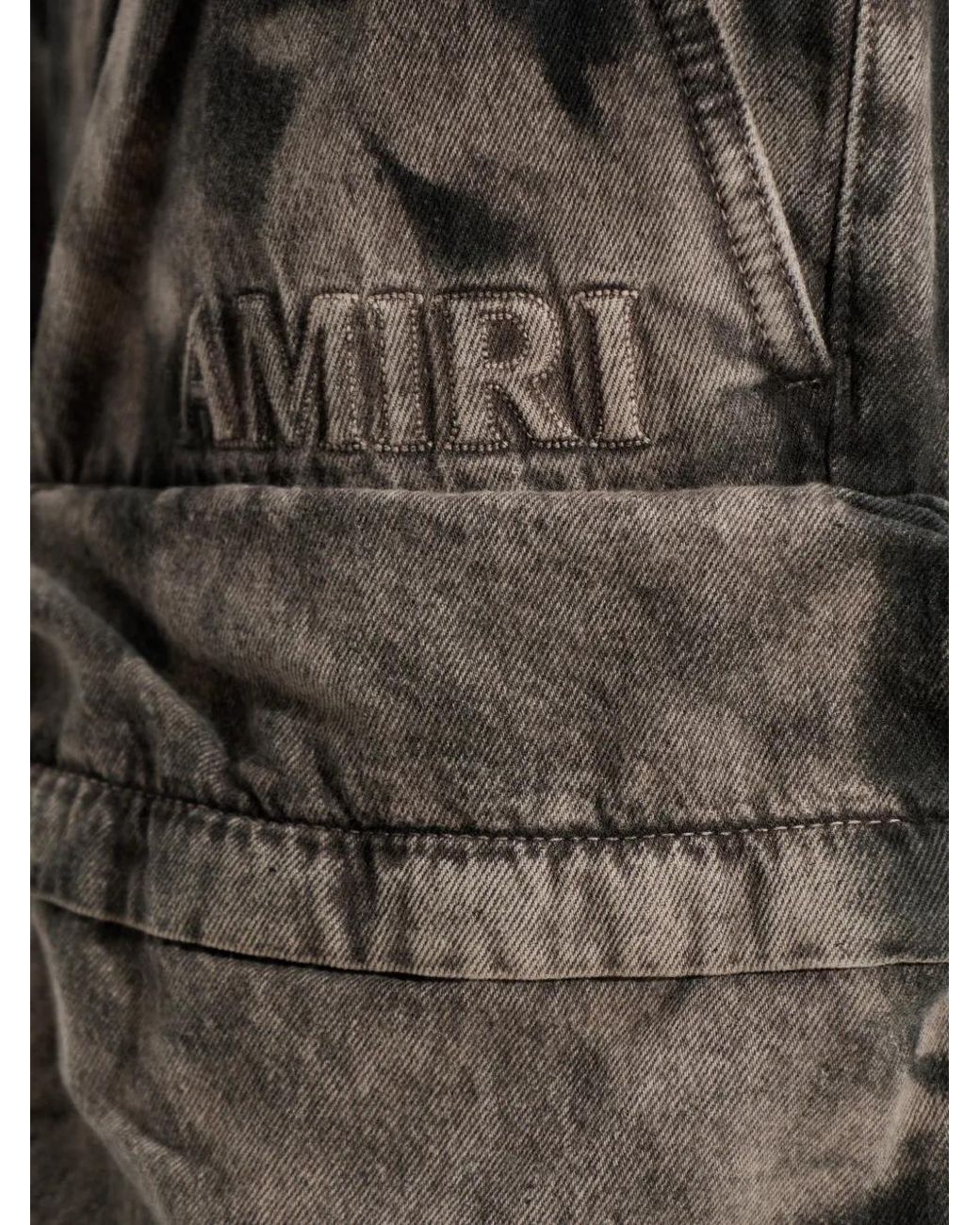 Amiri Gray Cargo Trousers