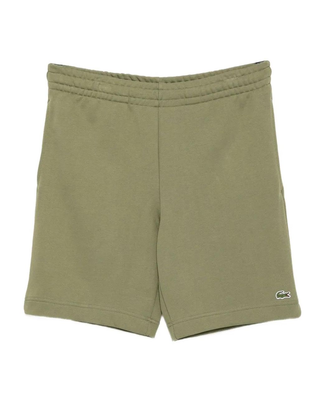 Lacoste Green Fleece Shorts for men