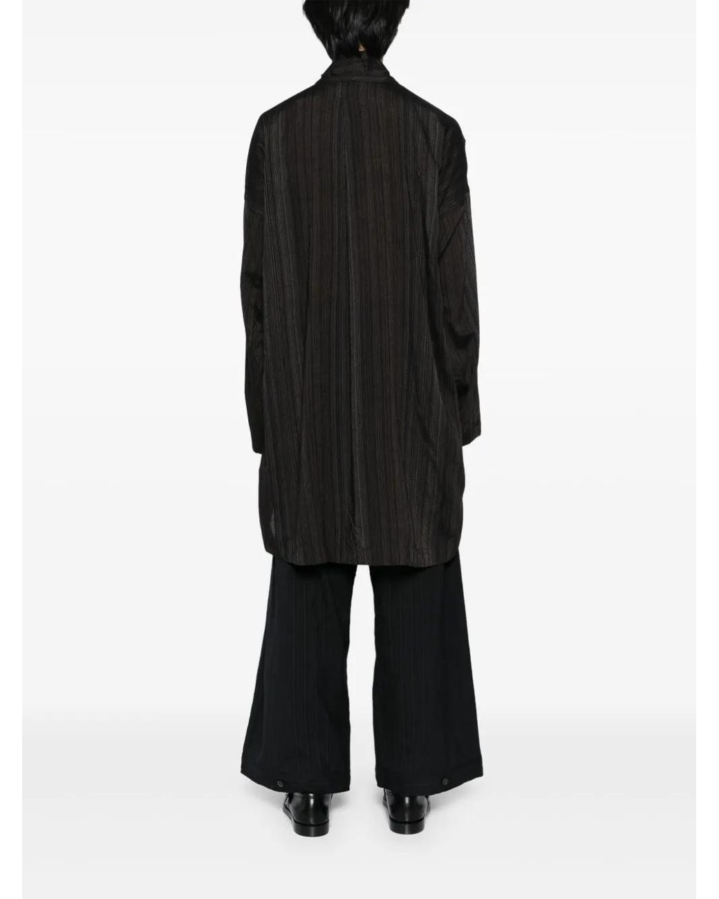 Jan Jan Van Essche Black Striped T-Shirt for men