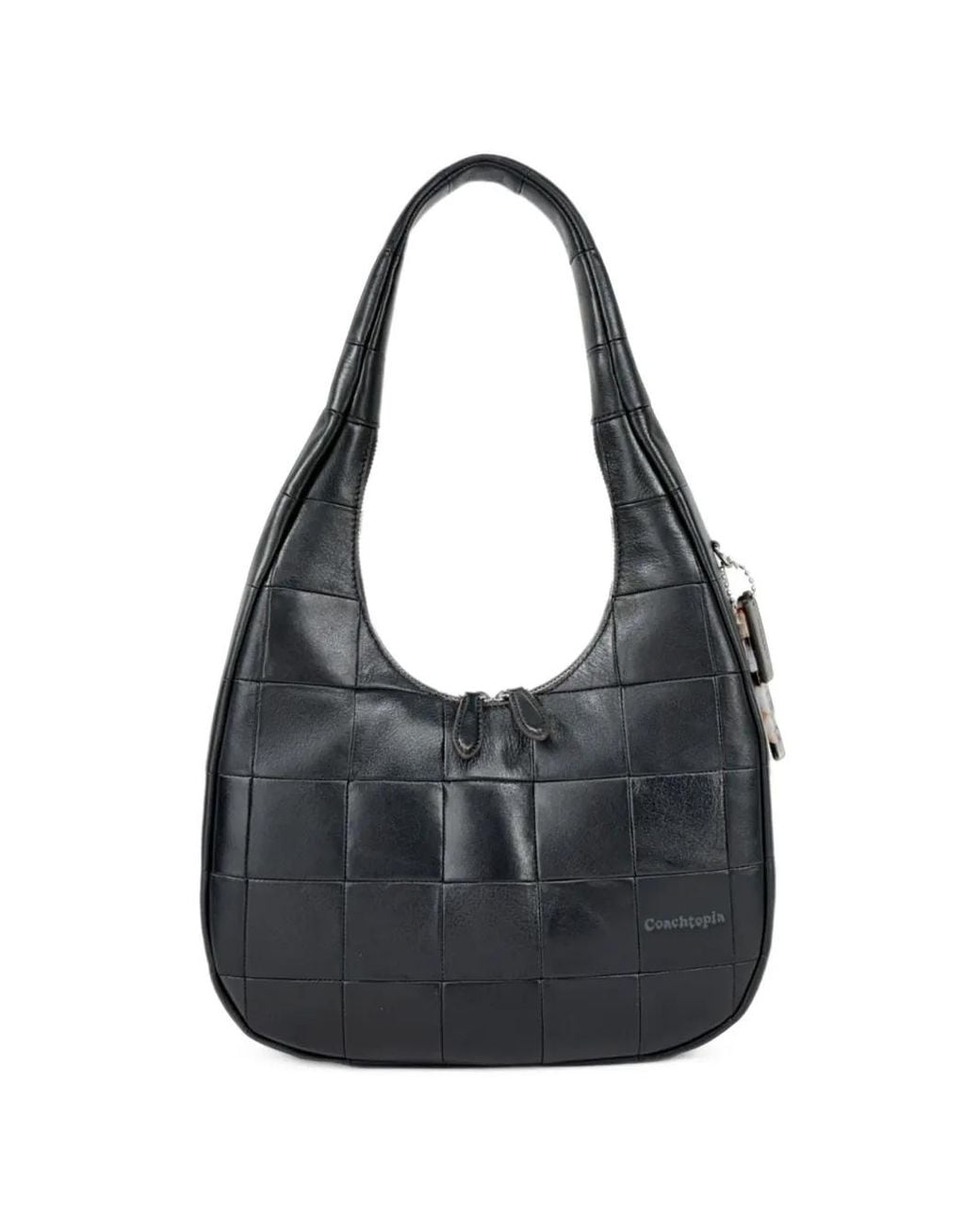 COACH Black Alter Ego Patchwork Shoulder Bag