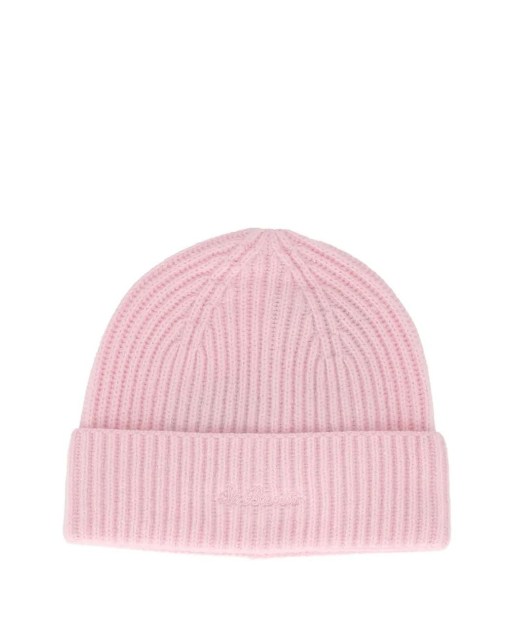 Mc2 Saint Barth Pink Gerippte Moss Beanie