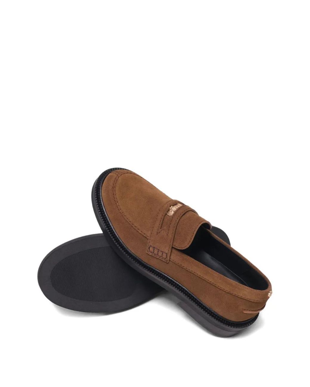 Maje Brown Suede Loafers