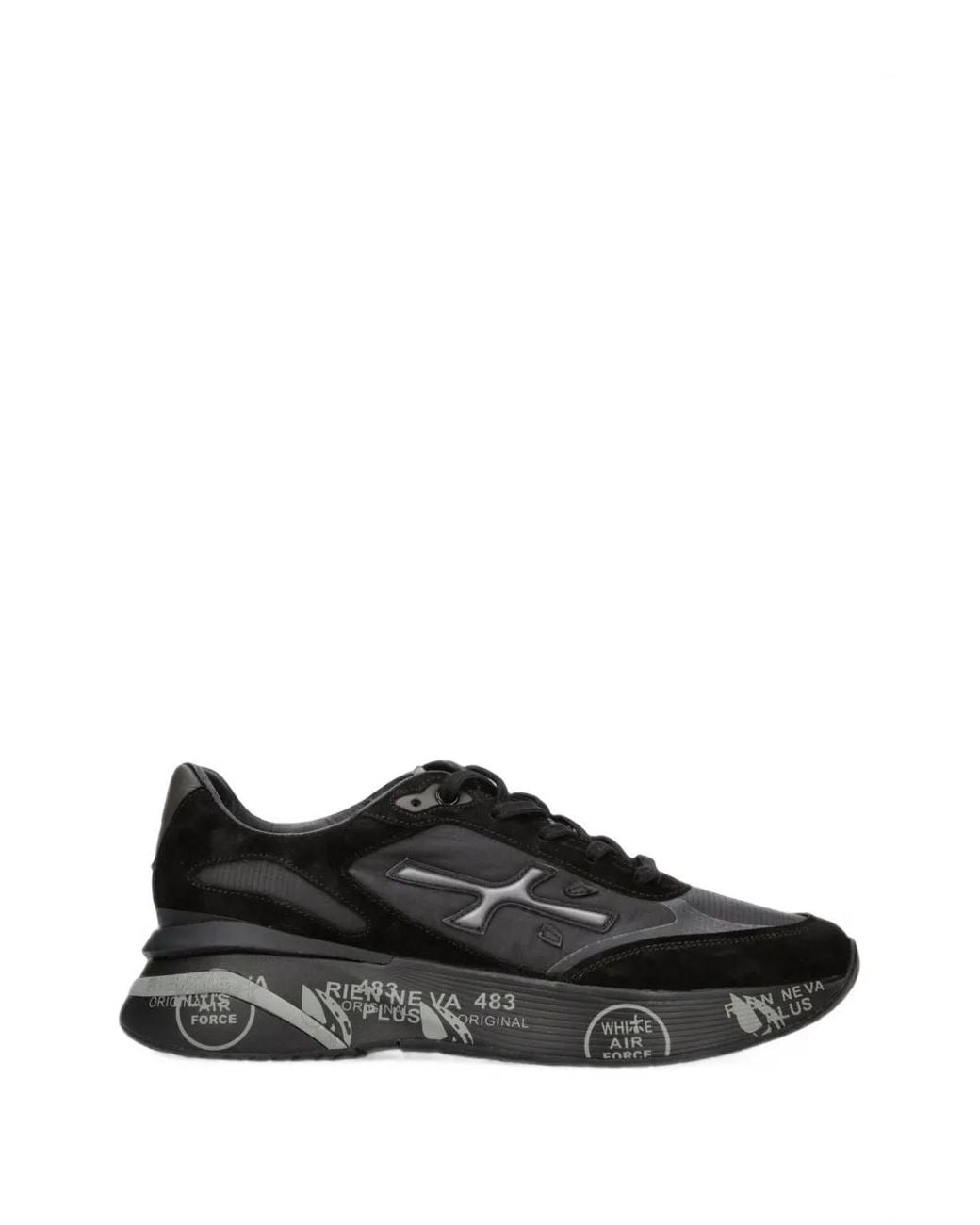 Premiata Black Moerun 6445 Sneakers for men