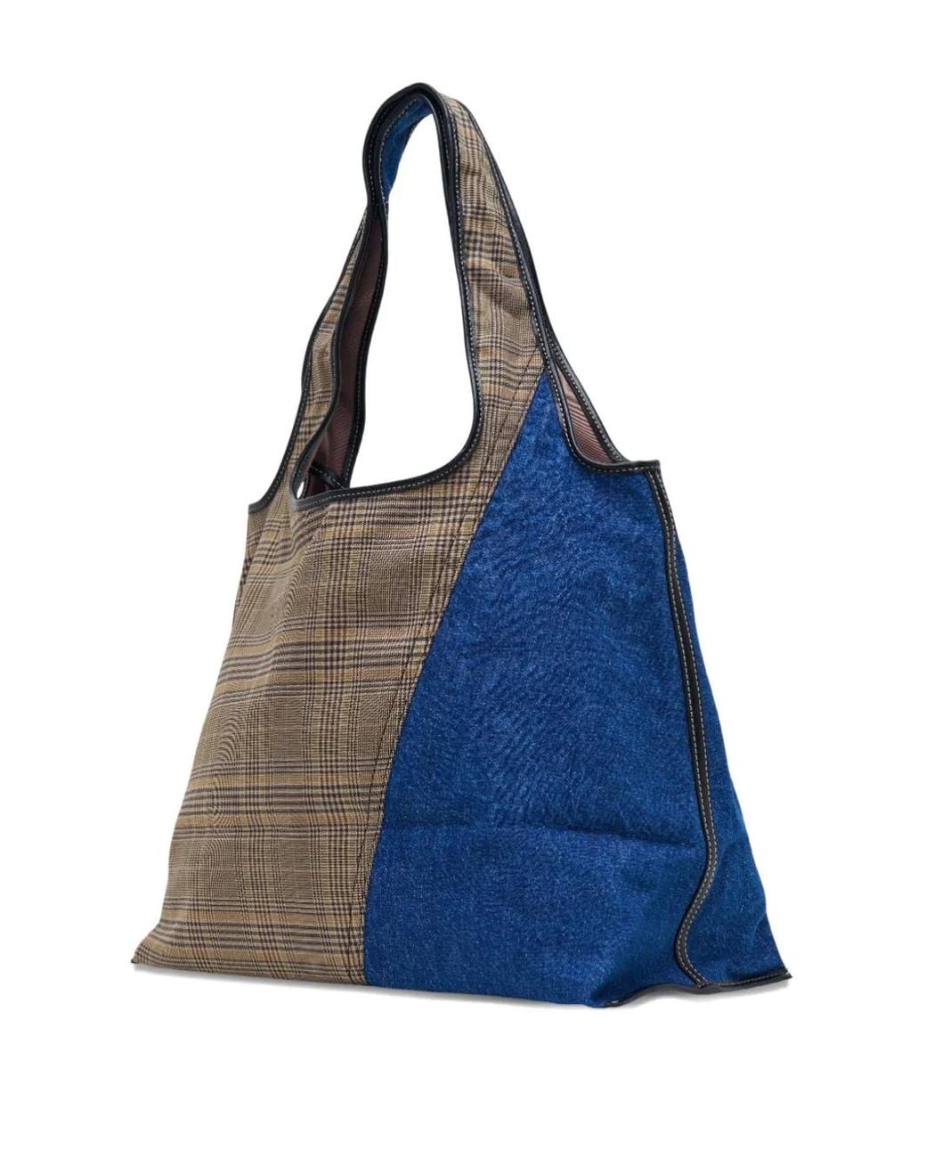 3.1 Phillip Lim Blue Patchwork Tote Bag