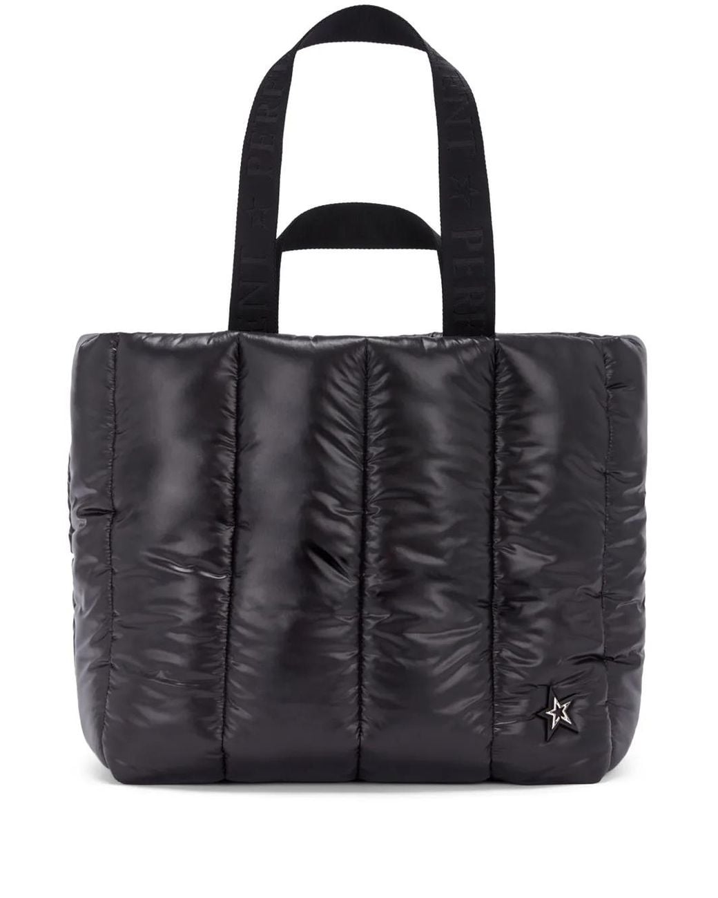 Perfect Moment Black Logo Tote Bag