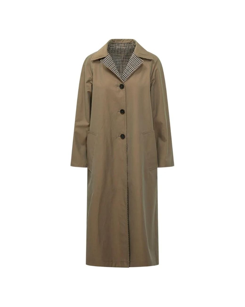 Schneiders Gray Kate Houndstooth Reversible Coat