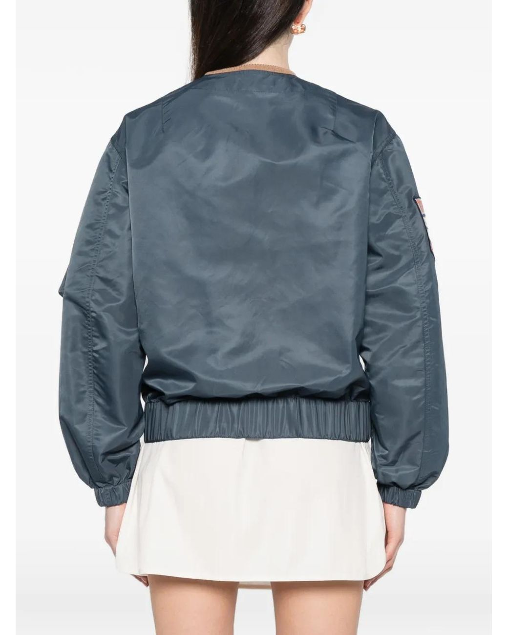 KENZO Blue Appliqué Zip Jacket