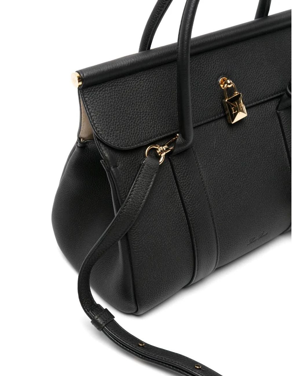 Loro Piana Black Loom Bag L25