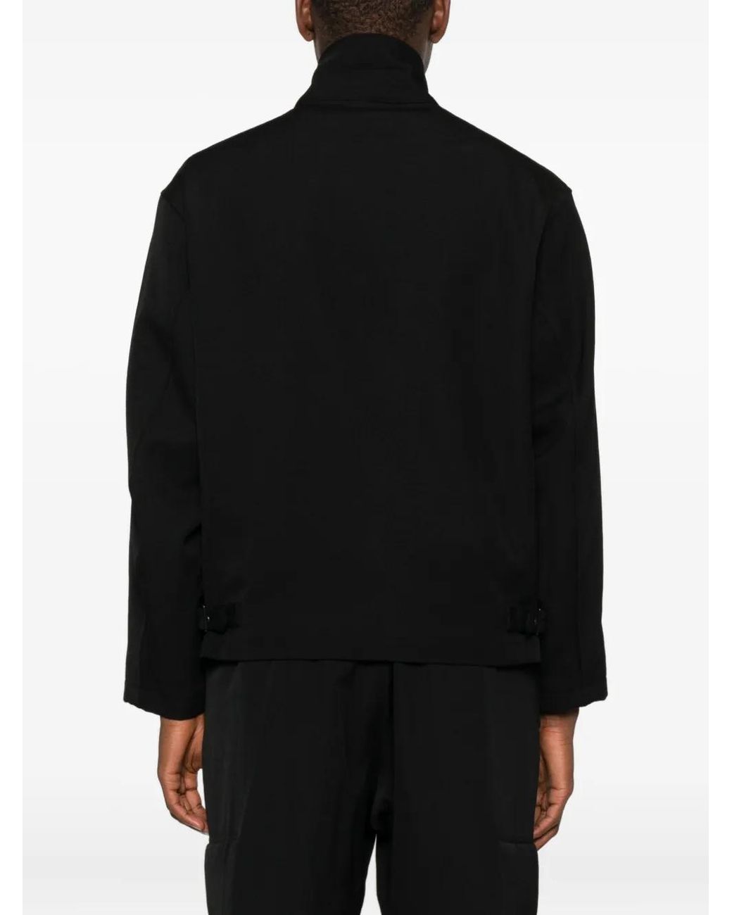 Yohji Yamamoto Black Wool Shirt Jacket for men
