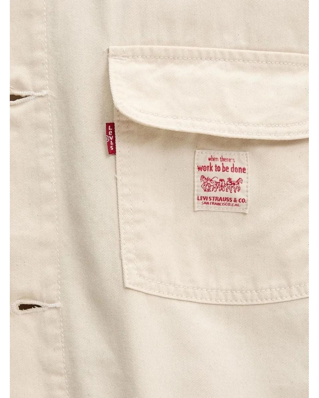 Levi's Natural Patch-Pocket Work Jacket for men