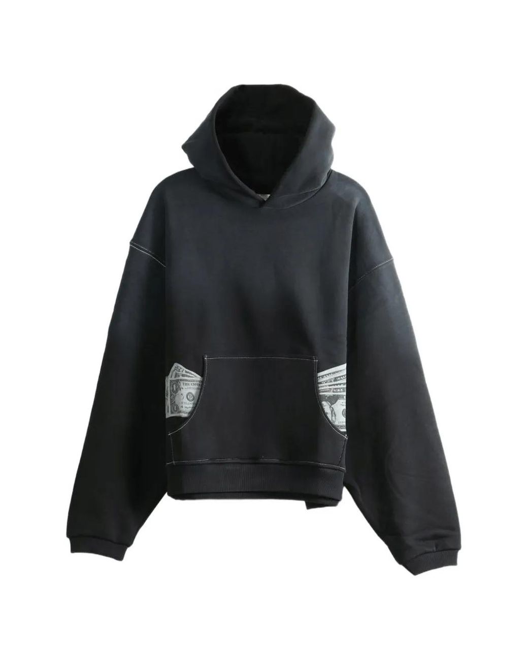 ERL Black Money Hoodie