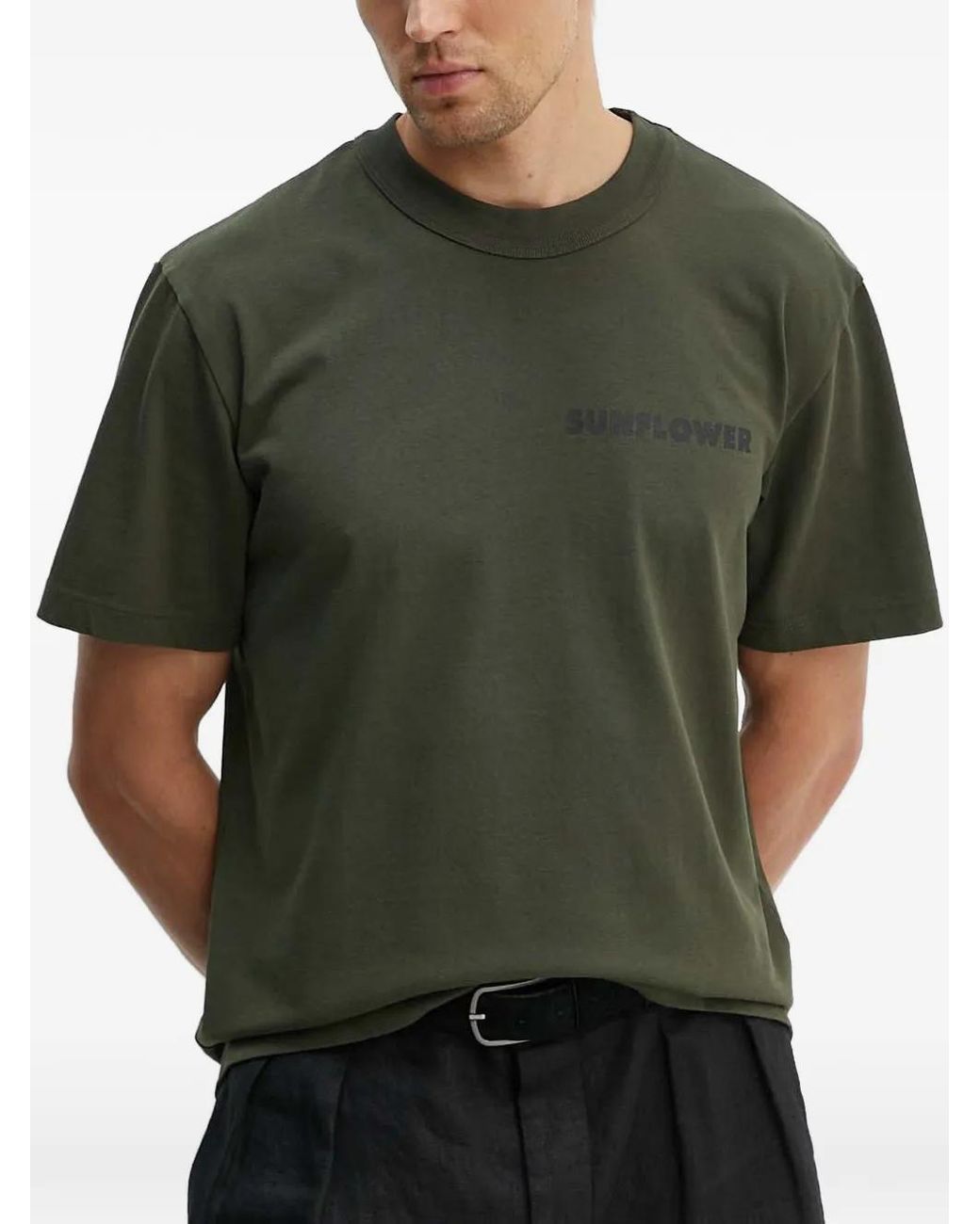 sunflower Green T-Shirt À Logo Imprimé for men