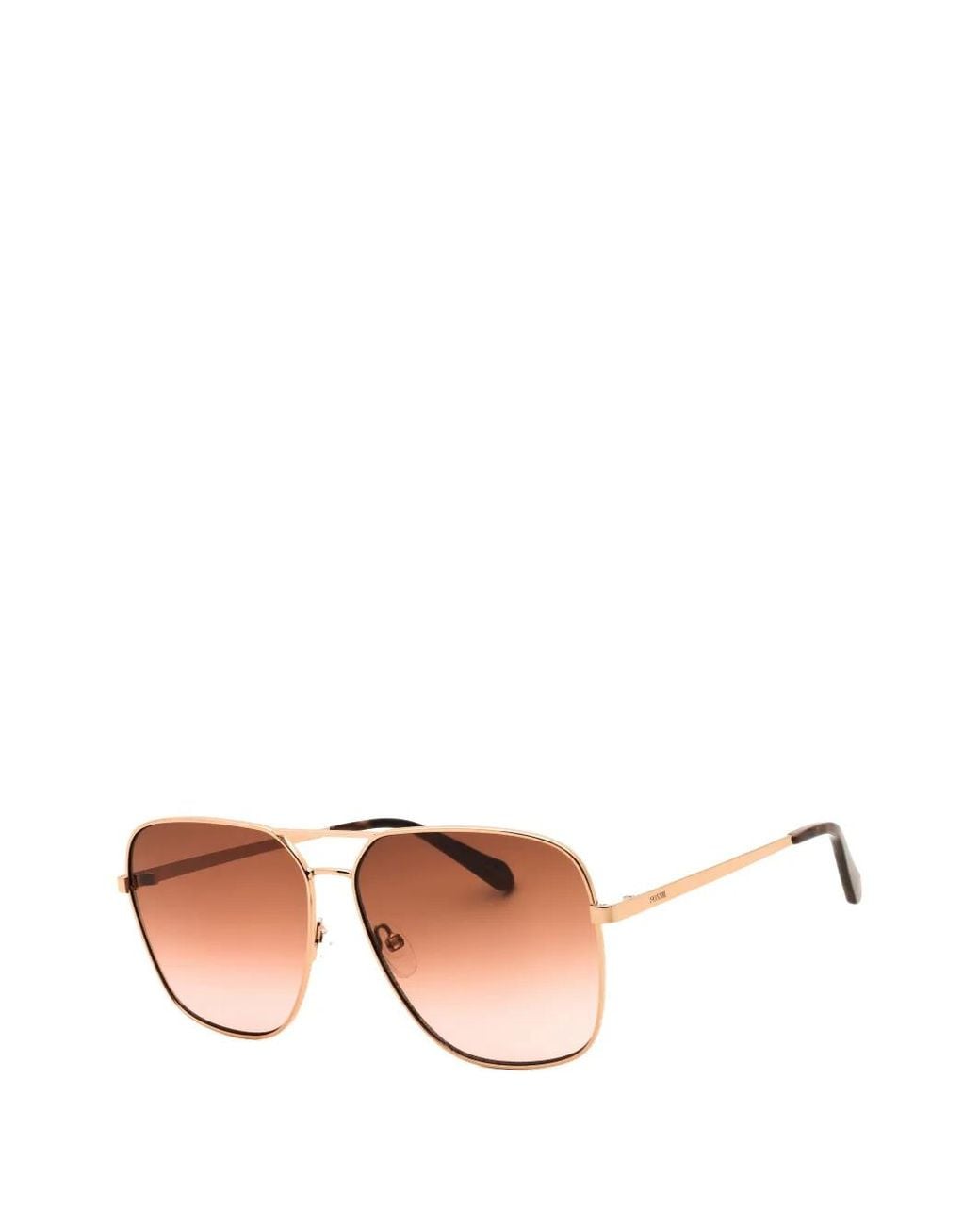 Fossil Pink Geometric-Frame Sunglasses