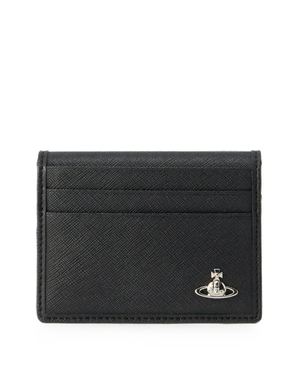 Vivienne Westwood Black Orb Plaque Card Holder