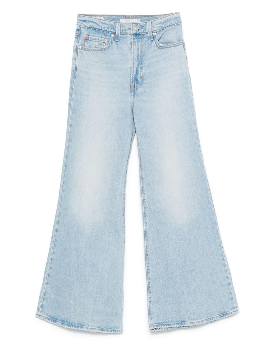 Levi's Blue Ribcage Bell Jeans