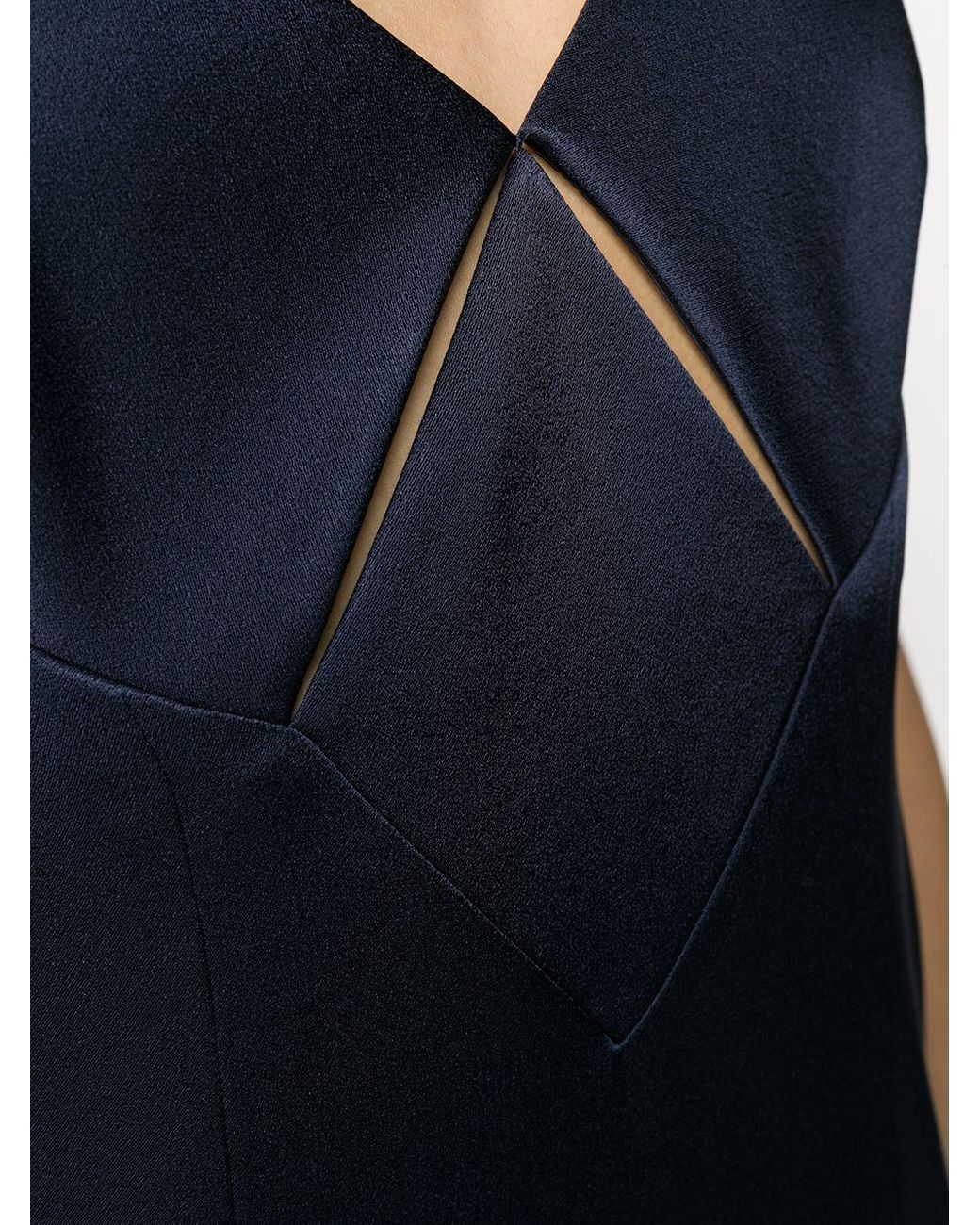 Galvan diamond cut out cheap dress