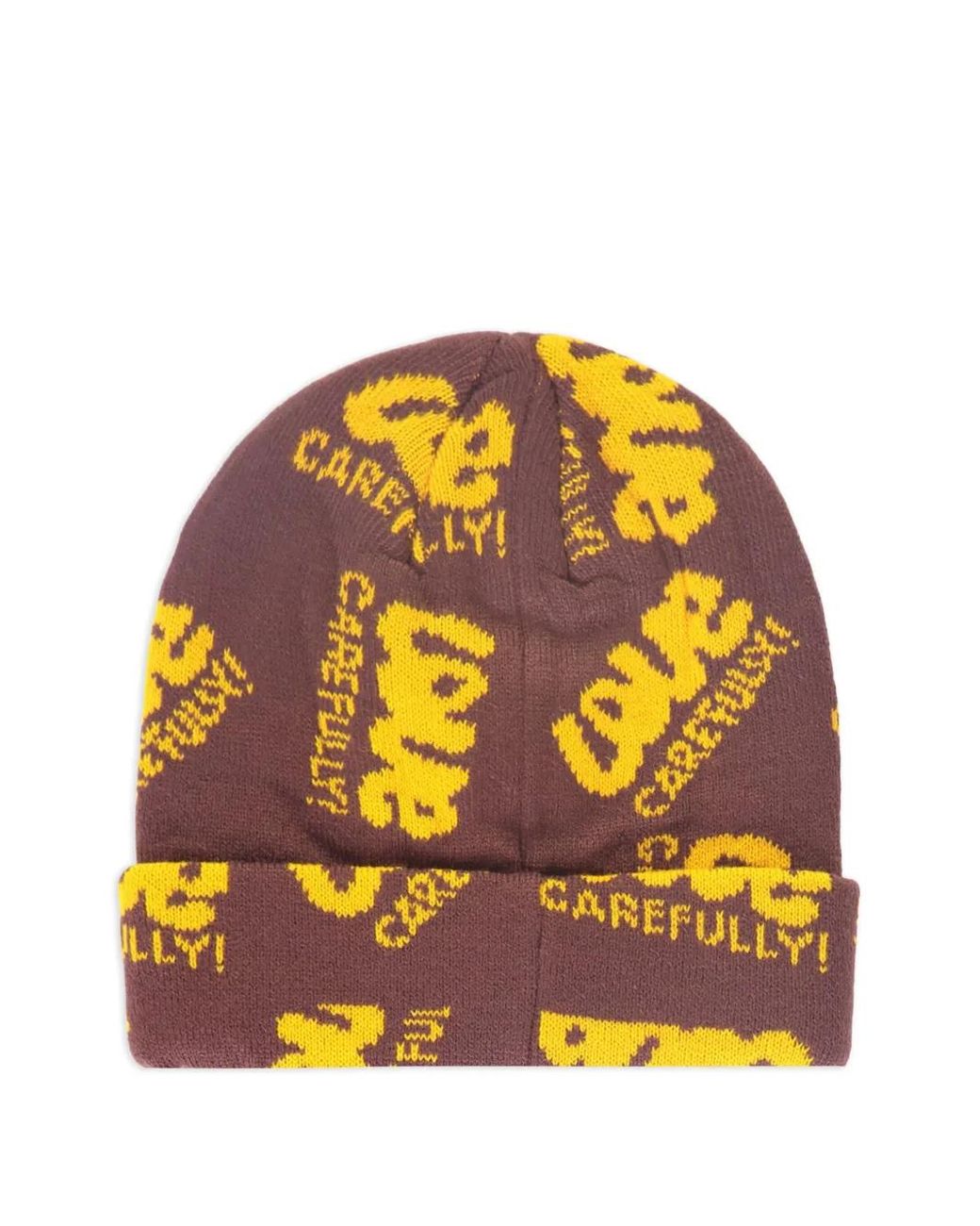 Market Gray Intarsia-Pattern Knitted Beanie for men