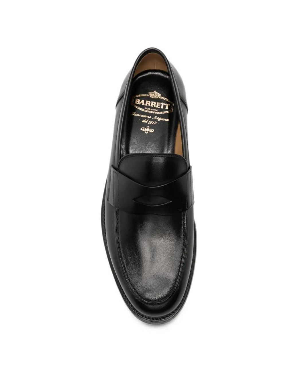 Neil Barrett Black Leather Penny Loafers for men