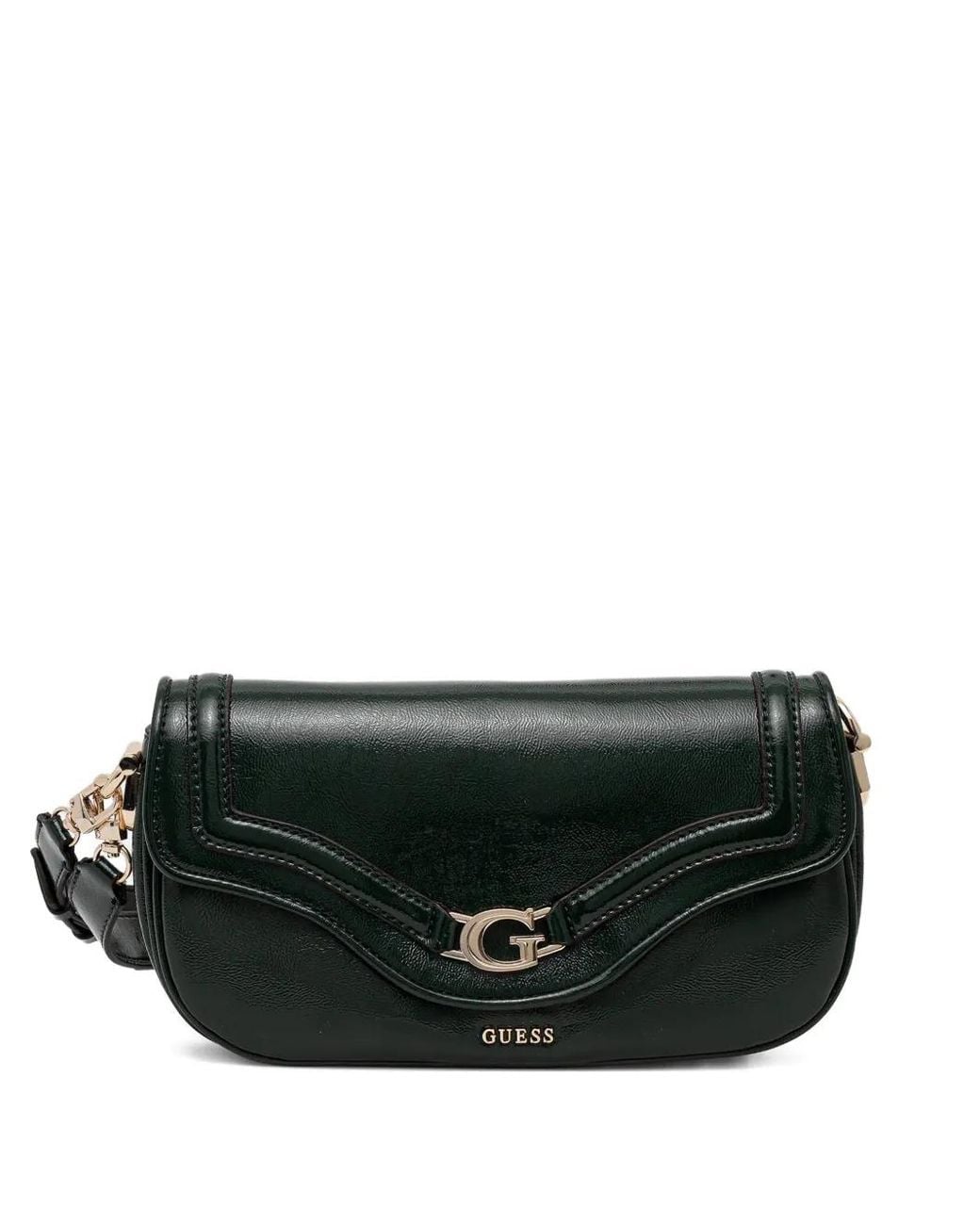 Guess Black Logo-Plaque Cross Body Bag