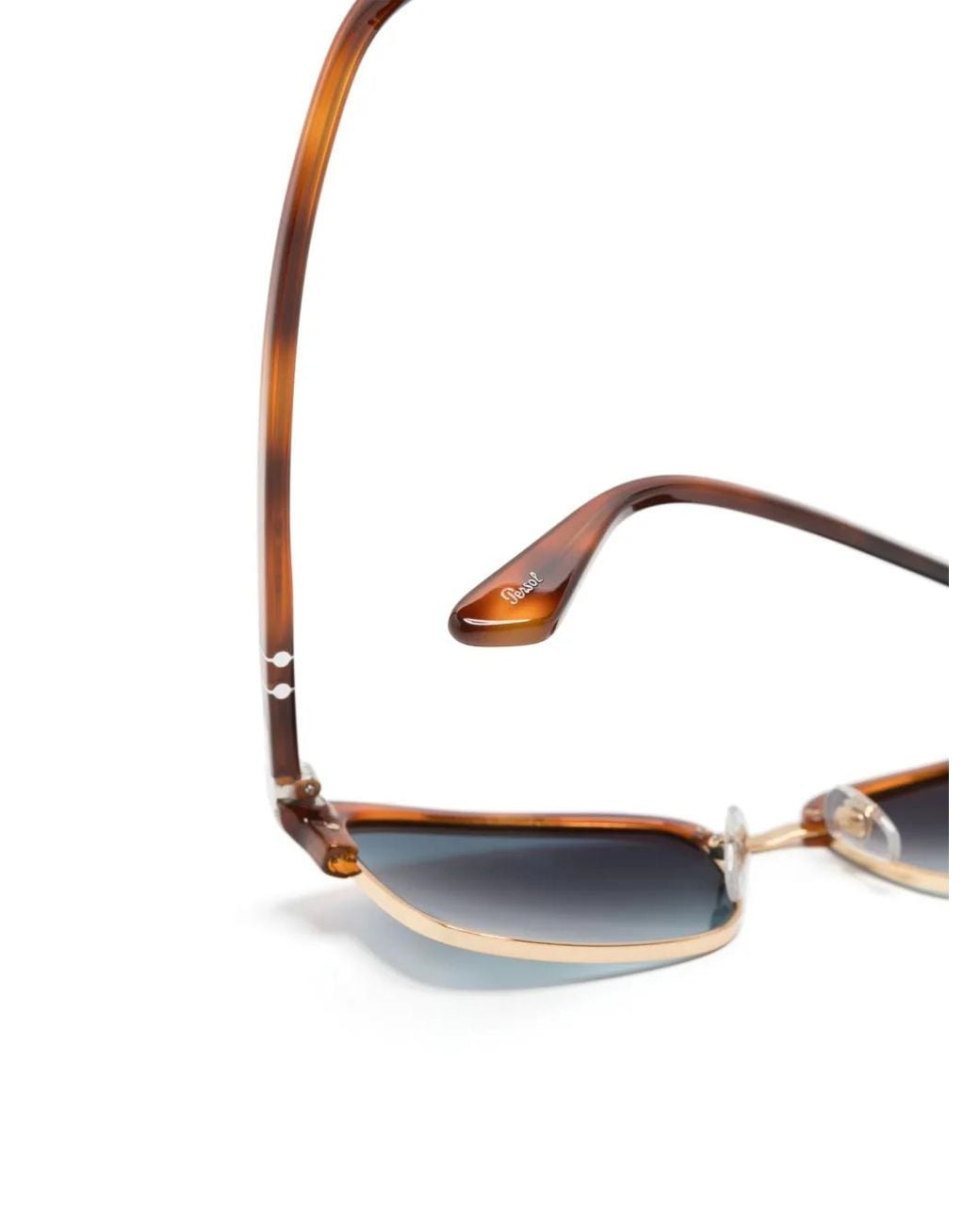 Persol Blue Square-Frame Glasses