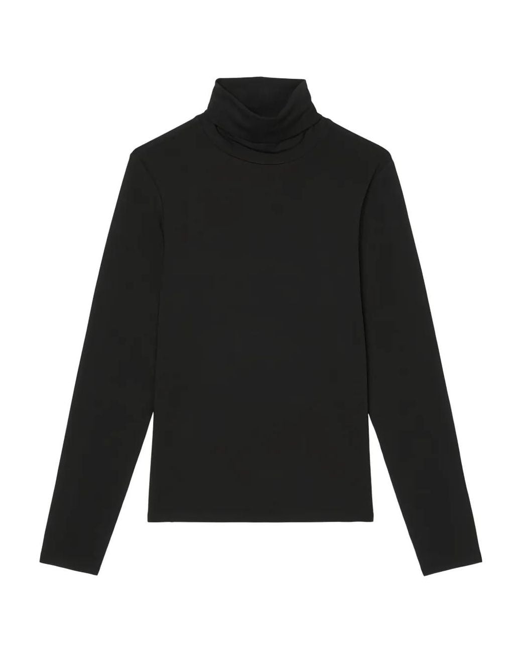 Marc O' Polo Black Turtleneck Long-Sleeve Top