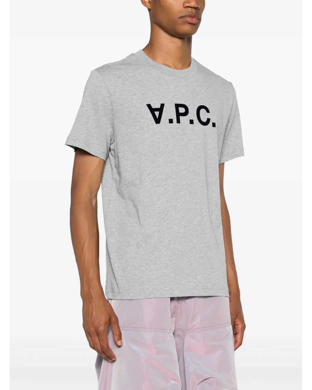 A.P.C. Gray T-Shirts And Polos