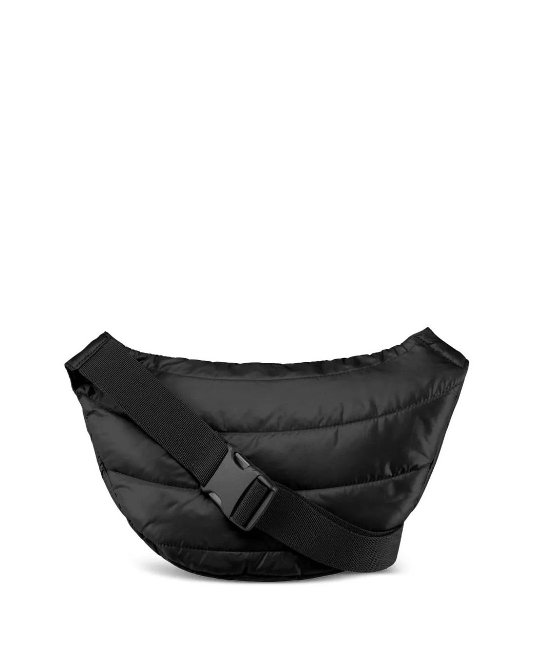 Rossignol Black Quilted Logo-Patch Belt Bag
