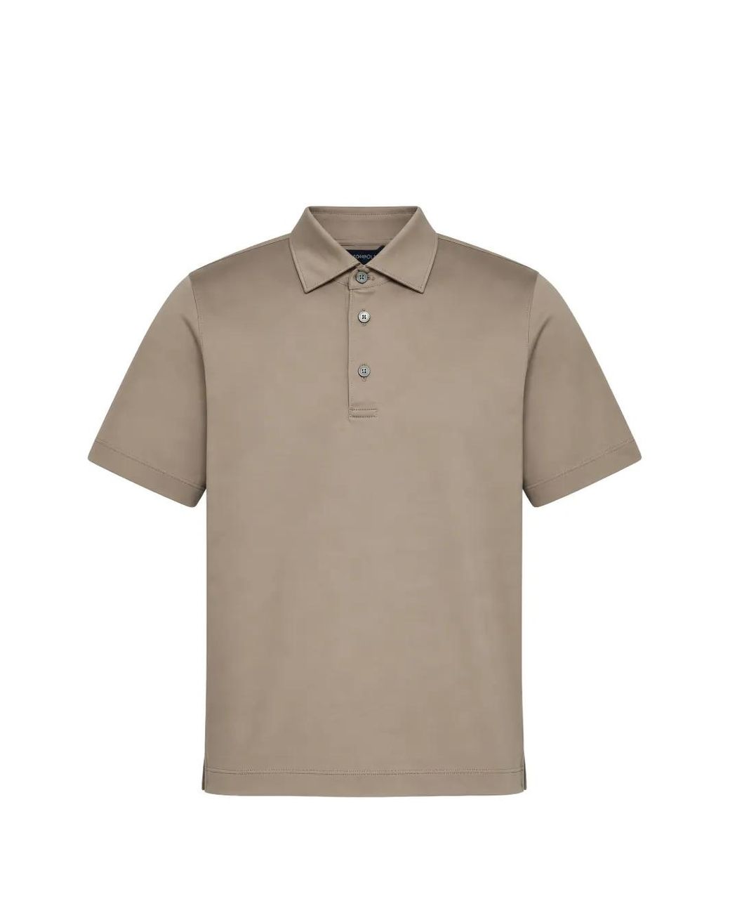 Tombolini Gray Short-Sleeve Polo Shirt for men