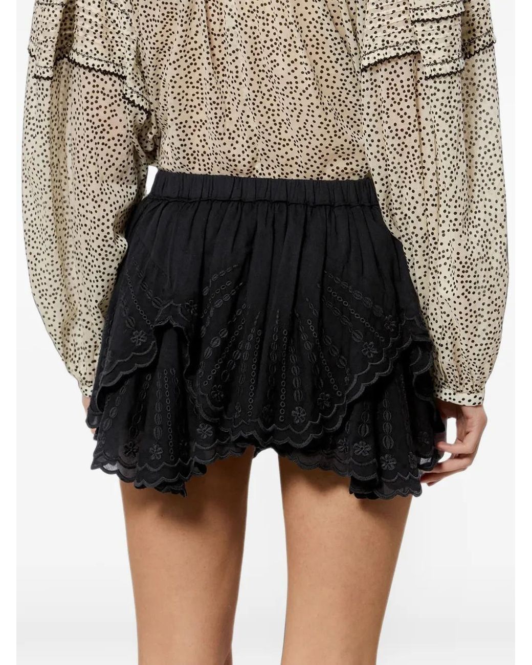 Isabel Marant Black Layale Shorts