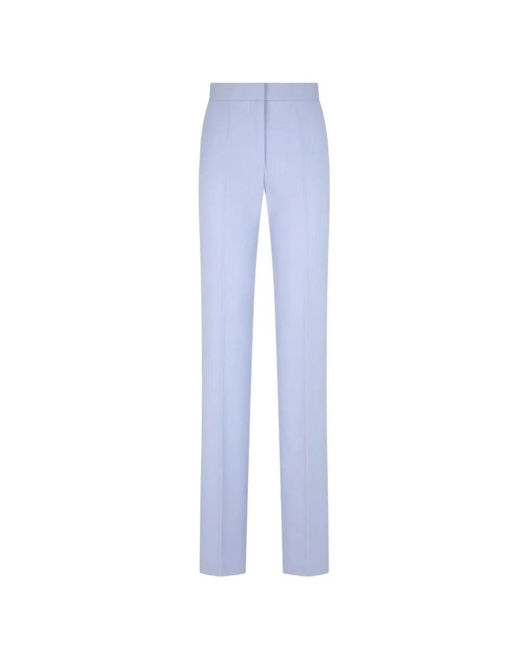 Tom Ford Blue Concealed-Fastening Trousers