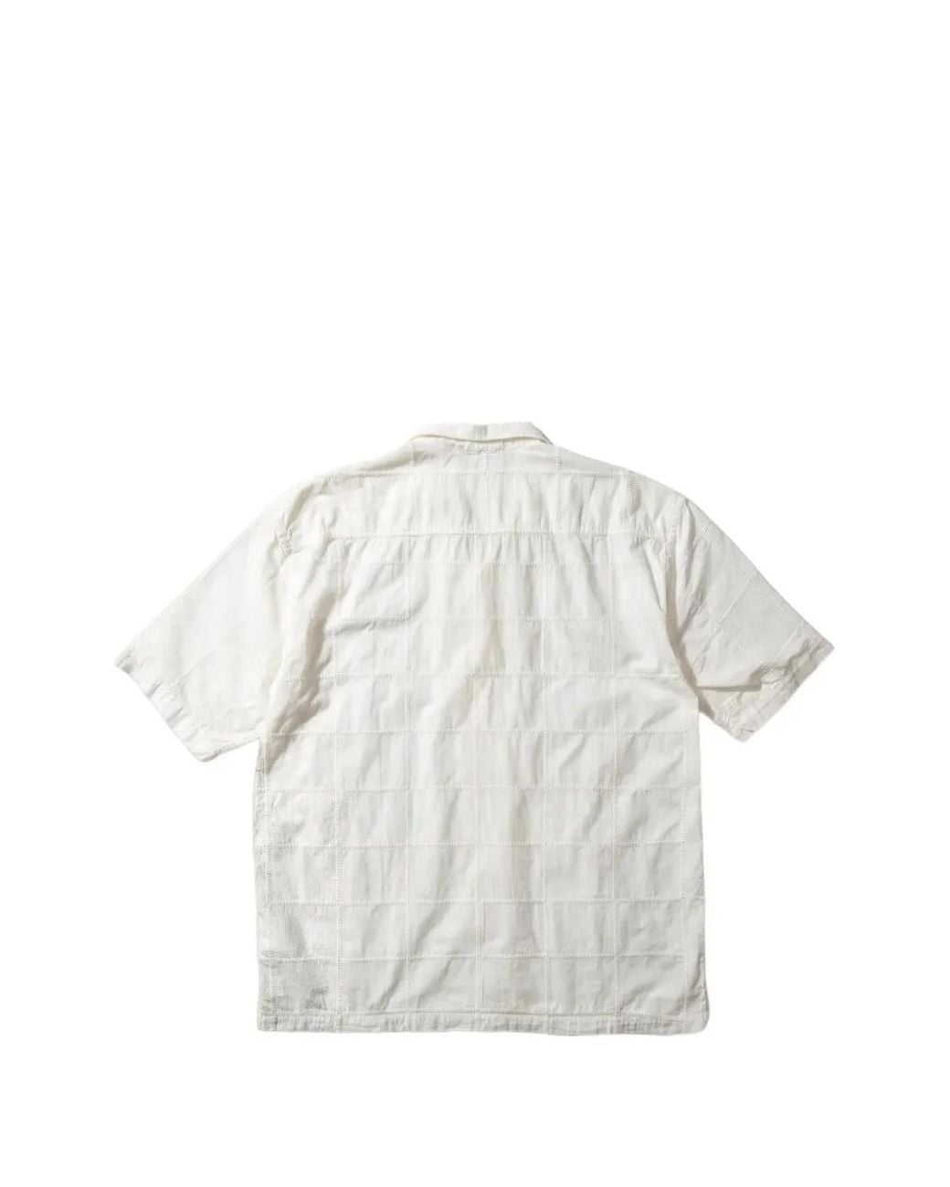 Edmmond Studios White Freedom Embroidered Short-Sleeve Shirt for men