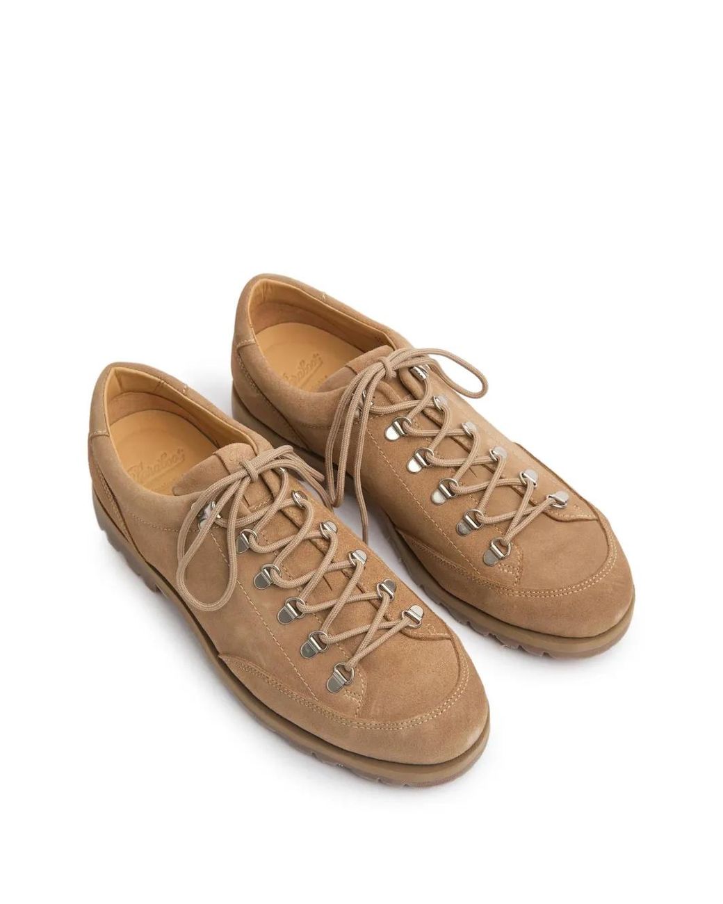 Kaptain Sunshine Brown Derbies En Daim À Semelle Épaisse for men