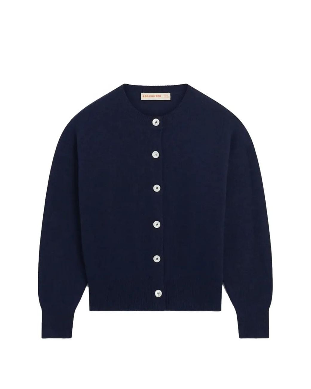 &Daughter Blue Ada Crew-Neck Cardigan