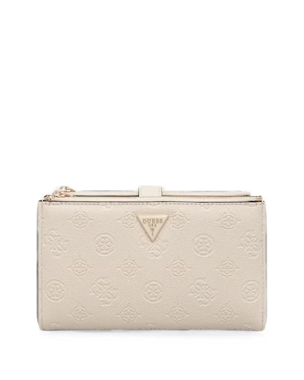 Guess Natural Blake Logo-Embossed Wallet