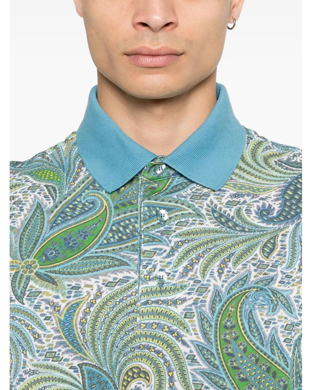 Etro Blue Rome Polo for men