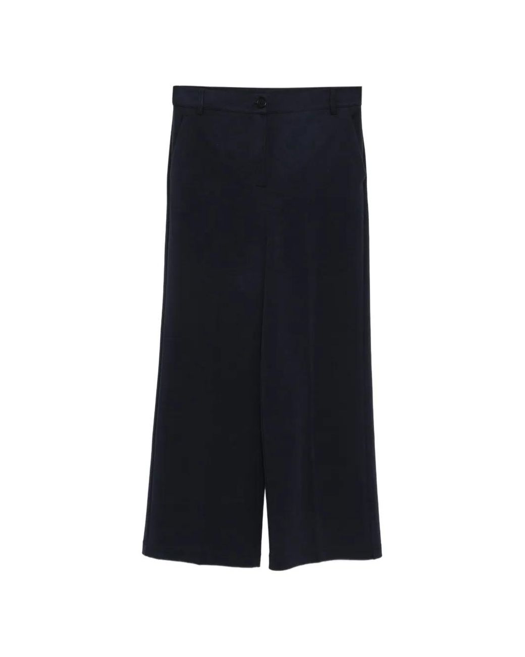 Weekend by Maxmara Blue Straight-Leg Trousers